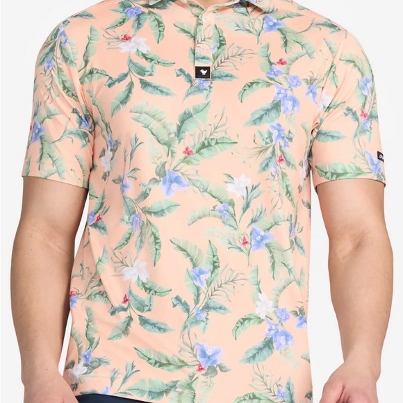 Men’s Bad Birdie Golf Core Performance Flora Fiesta Polo Shirt XL MSRP $78 - Picture 5 of 7